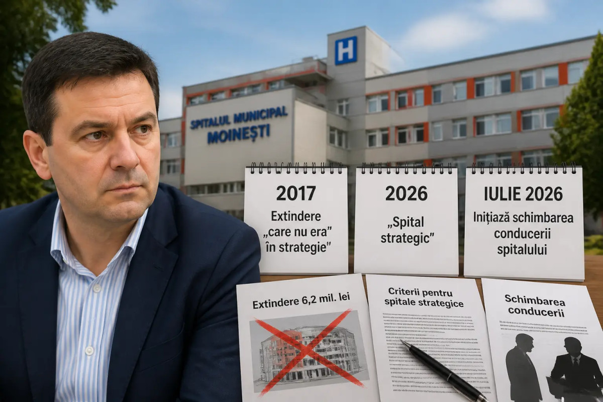 De la extinderea „care nu era în strategie” la „spital strategic”, apoi războiul din 2026: nouă ani de zigzag ai lui Valentin Vieru